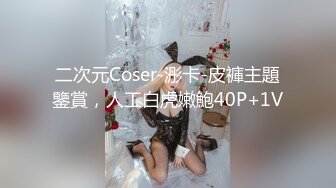 二次元Coser-浵卡-皮褲主題鑒賞，人工白虎嫩鮑40P+1V