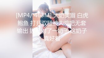 [MP4/ 463M] 大奶美眉 白虎鲍鱼 打开双腿被大鸡吧无套输出 拔枪射了一奶子 这奶子真好看