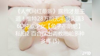 《人气网红最新》露脸才是王道！推特28万粉无毛馒头逼36D纯欲少女【兔子布朗尼】私拍2 百合露出调教啪啪多种多样 (5)