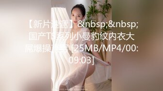 【新片速遞】&nbsp;&nbsp;国产TS系列小曼豹纹内衣大屌爆操直男 [25MB/MP4/00:09:03]