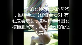 ❤️❤️你的女神有钱人的母狗，推特金主【优雅金领S】有钱又会玩女，各种拜金外围女模臣服屌下，露出调教啪啪让人羡慕