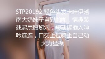 STP20192 粉色头发卡哇伊越南大奶妹子自慰啪啪，情趣装翘起屁股掰穴，震动棒插入呻吟连连，口交上位骑坐自己动大力猛操