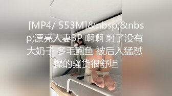 [MP4/ 553M]&nbsp;&nbsp;漂亮人妻3P 啊啊 射了没有 大奶子 多毛鲍鱼 被后入猛怼 操的骚货很舒坦