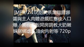 [MP4/2.1G]甜美系黑貓露娜醬與主人肉體遊戲肛塞後入口爆／黒椒蓋飯開房調教大奶嫩妹捆綁虐玩頂肏內射等 720p