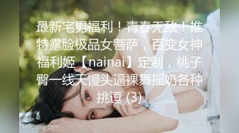 最新宅男福利！青春无敌！推特露脸极品女菩萨，百变女神福利姬【nainai】定制，桃子臀一线天馒头逼裸舞摇奶各种挑逗 (3)