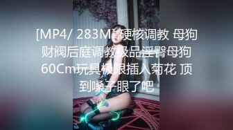 [MP4/ 283M] 硬核调教 母狗 财阀后庭调教极品淫臀母狗 60Cm玩具极限插入菊花 顶到嗓子眼了吧